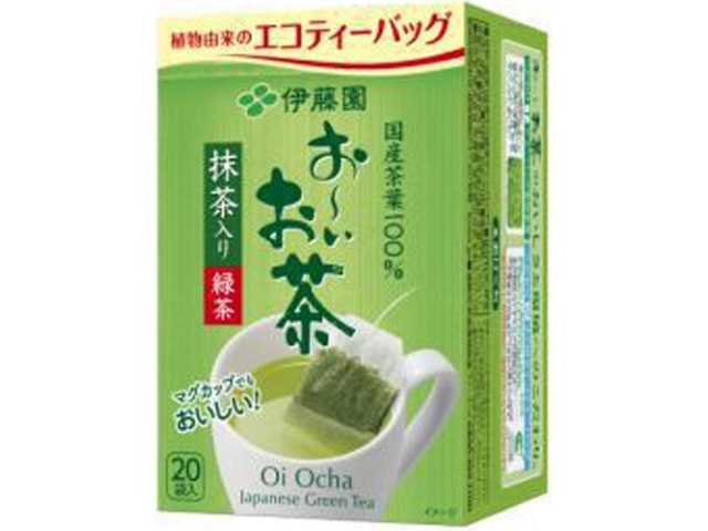 Ito En Oi Ocha Eco Green Tea Tea Bags, 20 bags (Purchase 10 bags)
