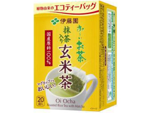Ito En Oi Ocha Eco Brown Rice Tea Bags, 20 bags (Purchase 10 bags)