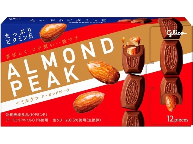 Glico Almond Peak Milk 12 capsules (Purchase 10)