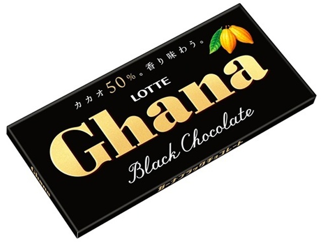 Lotte Ghana Black 50g (Purchase of 10)