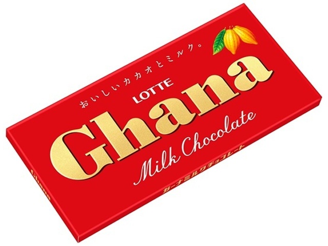 Lotte Ghana Milk 50g (Pack of 10)
