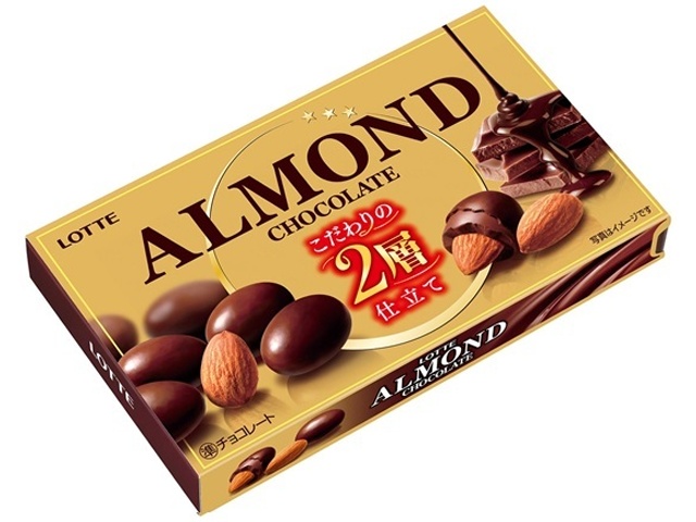 Lotte Almond Chocolate 86g (Purchase 10)
