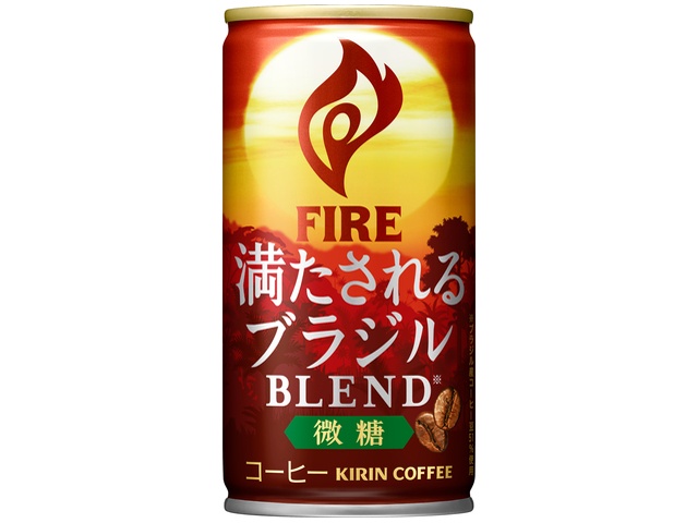 FIRE Satisfying Brazilian Blend Lightly Sweetened, 185g [This Month's Special Drink]  [Purchase 30]