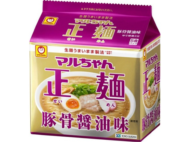 Maruchan Seimen Tonkotsu Soy Sauce Noodles, 5-pack [This Month's Special Noodle Sale] [Purchase 18]