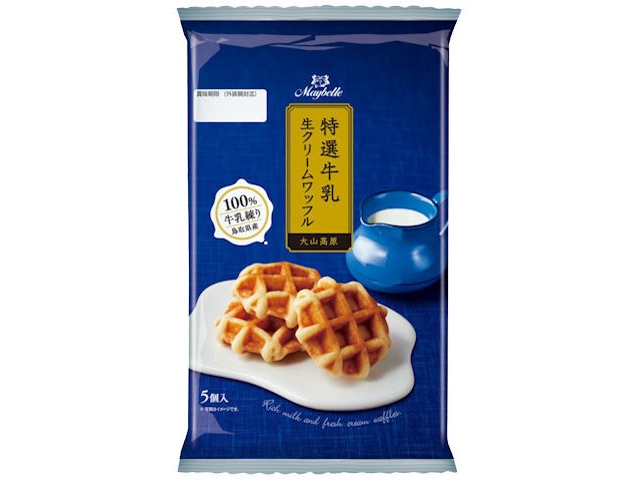 Marunaka Fresh Cream Waffles (5 pieces) (Purchase 6 pieces)