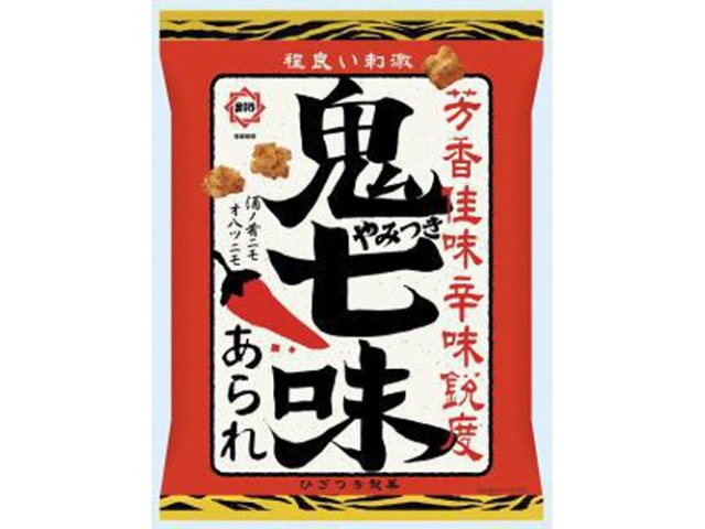 Hizatsuki Oni Yamitsuki Shichimi Arare 70g (Purchase of 12)