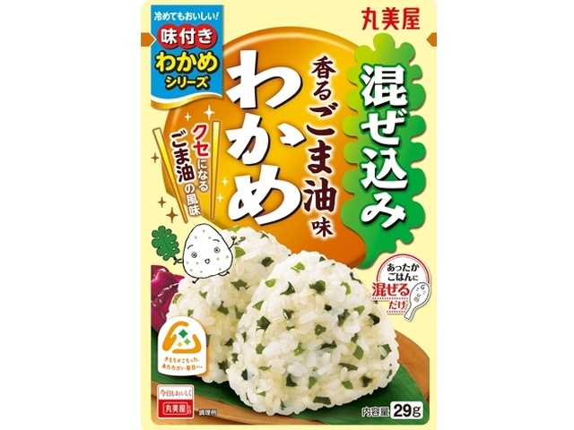 Marumiya Mixed Wakame Seaweed with Sesame Oil, 29g (Special Order Item) [Purchase Quantity: 120]