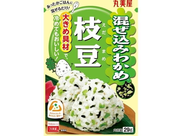 Marumiya Mixed Wakame Seaweed and Edamame 29g (Pack of 10)