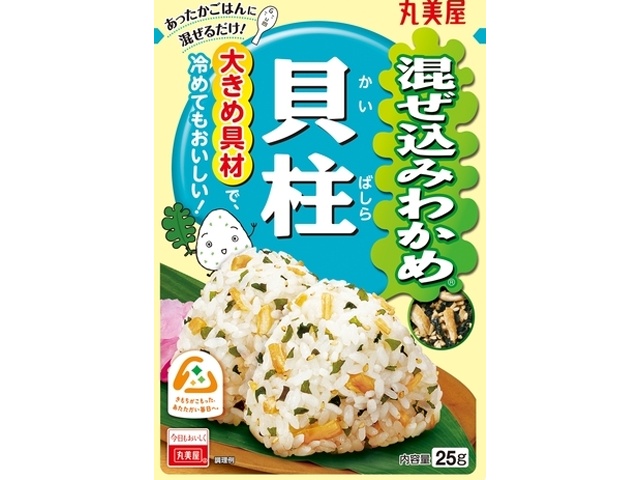 Marumiya Mixed Wakame Seaweed with Scallops, 25g (Special Order Item) [Purchase Quantity: 120]