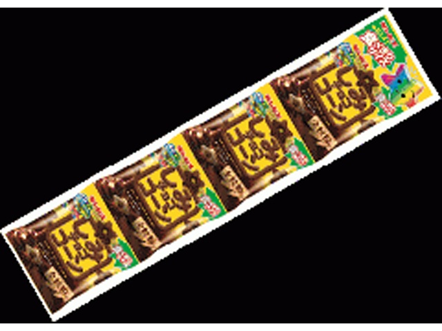 Ginbis Whole Wheat Chocolate Corn, 4-pack (Purchase 12 pieces)