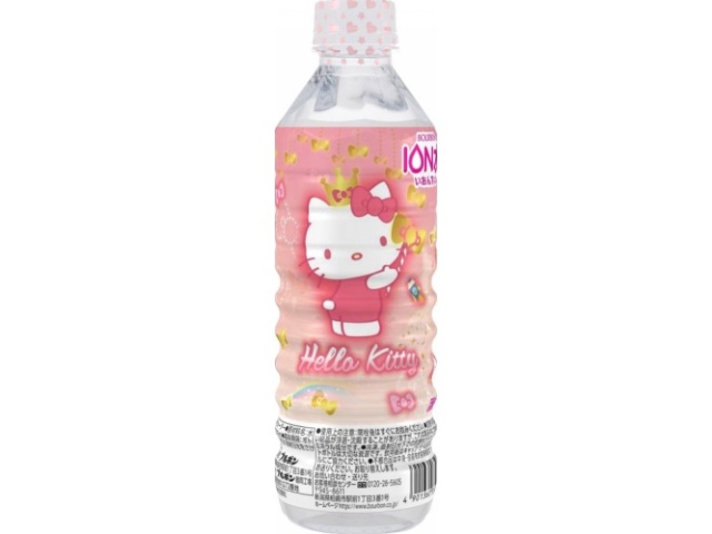 Bourbon Sanrio Character Ionized Water P 500ml (Pack of 24)