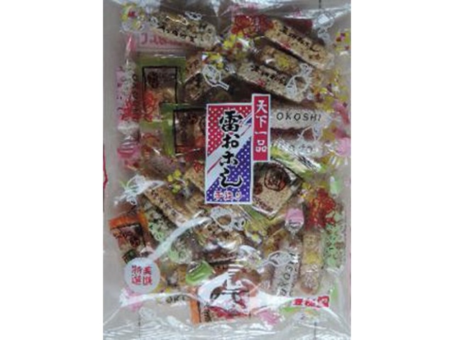 Nakayama Seika Kaminariokoshi (Thunder Rice Crackers), 140g (Purchase 15 pieces)