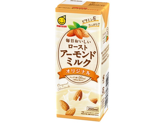 Marusan Roasted Almond Milk, 200ml (Paperback) [Backorder Item] [Purchase 24]