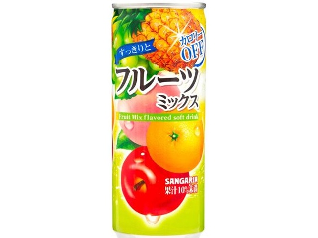Sangaria Refreshing Fruit Mix Can 240g (Purchase 30 Cans)