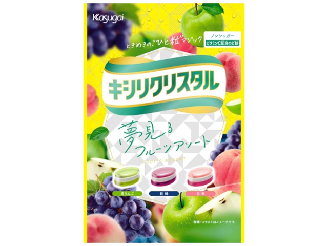 Xylicrystal Fruit Assorted Throat Lozenges, 67g (Purchase 6 Lozenges)