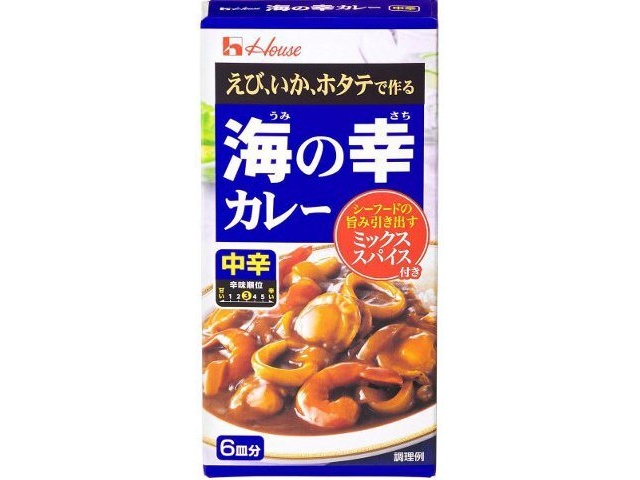 House Foods Seafood Curry, Medium Spicy, 120g (Special Order Item) [Purchase Quantity: 120]