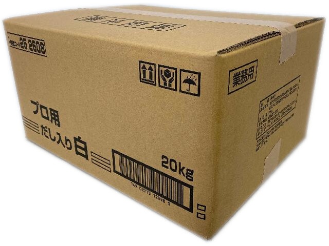 Marukome Professional White Dashi Stock, 20kg, for Commercial Use (Special Order Item) [Purchase Quantity: 1]