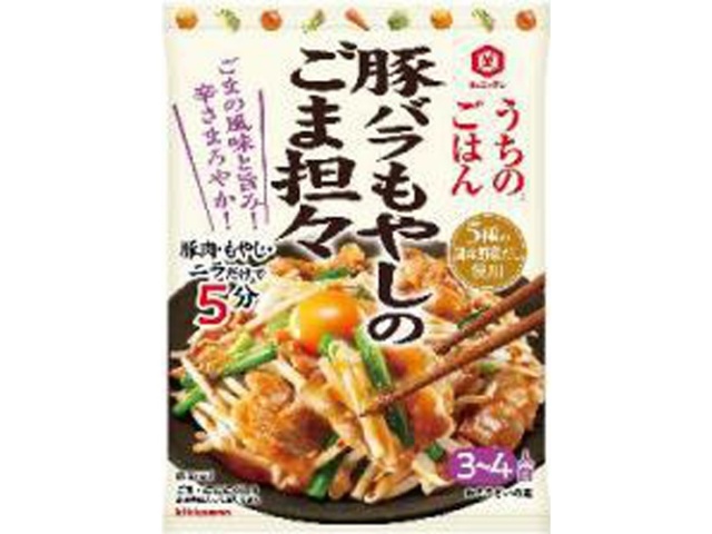 Kikkoman Uchi no Gohan Pork Belly and Bean Sprout Sesame Dandan 82g (Special Order Item) [Purchase Quantity: 40]