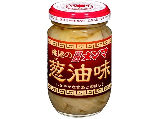 Momoya Menma (Bamboo Shoots) with Green Onion Oil Flavor, 110g (Special Order Item) [Purchase Quantity: 48]