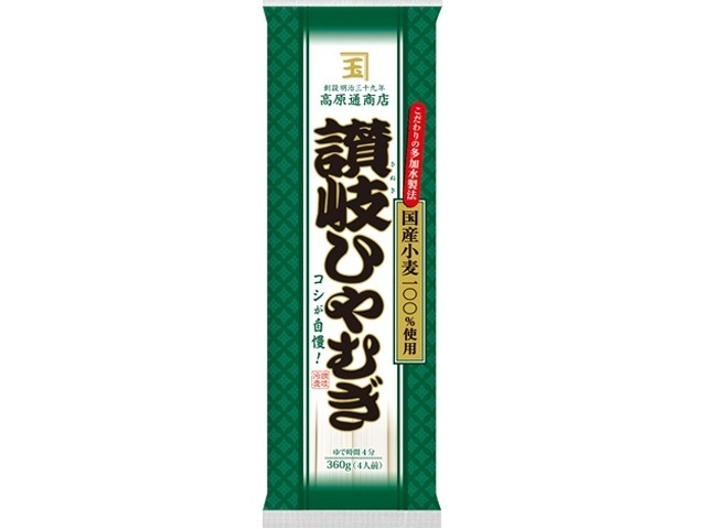 Nippun Takaharadori Shoten Sanuki Hiyamugi (Japanese Domestic Wheat) 360g [Purchase 25]
