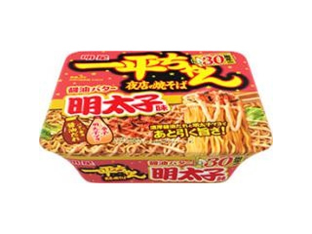 Myojo Ippei-chan Night Market Yakisoba, Soy Sauce, Butter, and Mentaiko Flavor (Purchase 12 pieces)