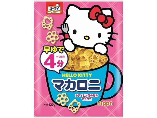 Oh'my Quick-Boil Hello Kitty Macaroni, 120g [This Month's Special Noodle Sale]  [Purchase 16]
