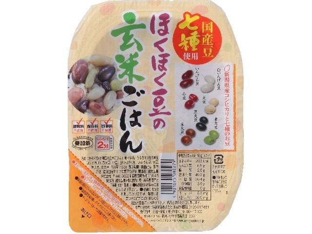 Echigo Seika Brown Rice with Fluffy Beans, 150g (Special Order Item) [Purchase 12]