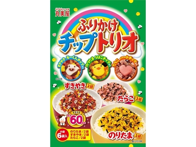 Marumiya Furikake Chip Trio, 15g (Special Order Item) [Purchase Quantity: 60]