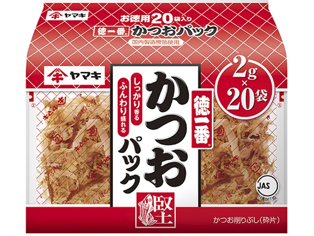Yamaki Tokuichiban Bonito Pack, 2g x 20 packs (Special Order Item) [Purchase Quantity: 30]