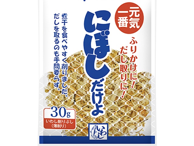 Yamaki Genki Ichiban Niboshi Dakeyo (Genki Ichiban Niboshi Dakeyo) 30g (Special Order Item) [Purchase Quantity: 60]