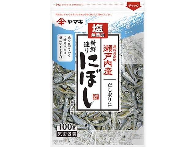 Yamaki No-Salt Freshly Sliced ??Niboshi (Sardines) 100g (Special Order Item) [Purchase 40]