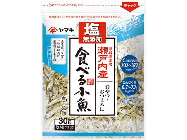Yamaki Salt-Free Setouchi Edible Small Fish, 30g (Special Order Item) [Purchase Quantity: 80]