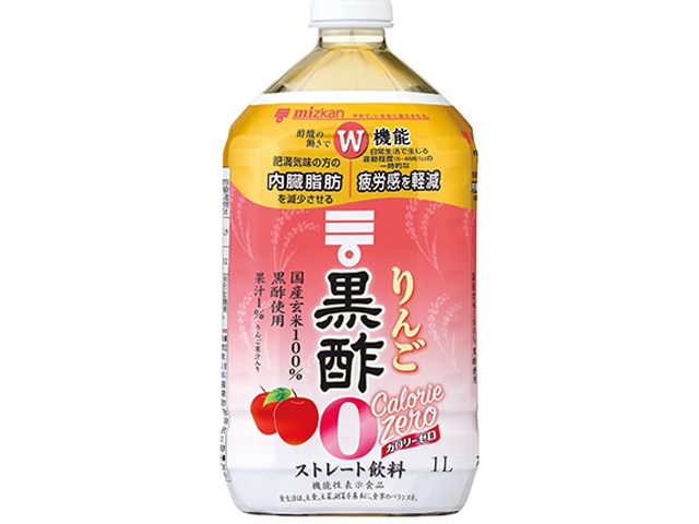 Mitsukan Apple Black Vinegar, Zero Calories, 1L (Special Order Item) [Purchase 6]