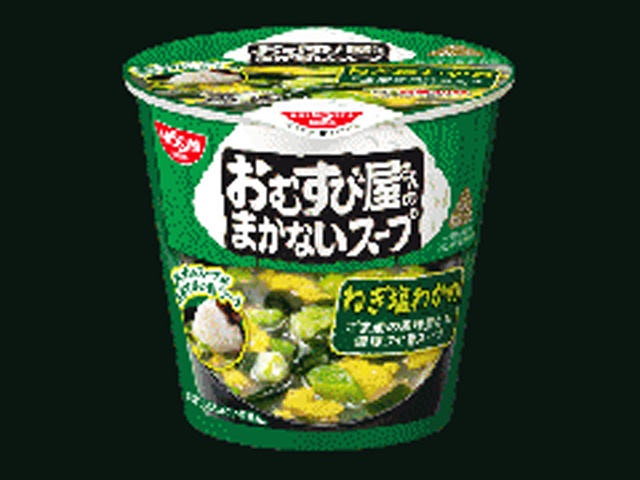 Nissin Omusubi-ya's Staff Soup with Green Onion, Salt and Seaweed (Special Order Item) [Purchase Quantity: 24]