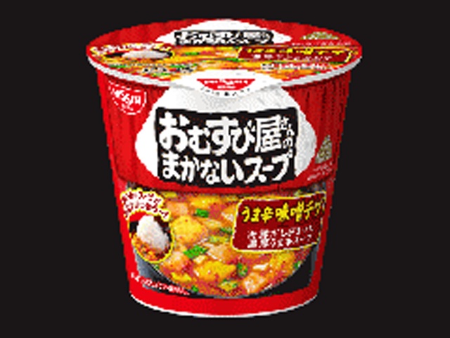 Nissin Omusubi-ya's Staff Soup, Spicy Miso Chige (Special Order Item) [Purchase Quantity: 24]