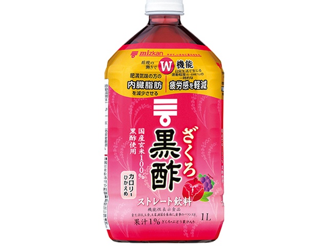 Mitsukan Pomegranate Black Vinegar, Straight, 1L (Special Order Item) [Purchase 6]