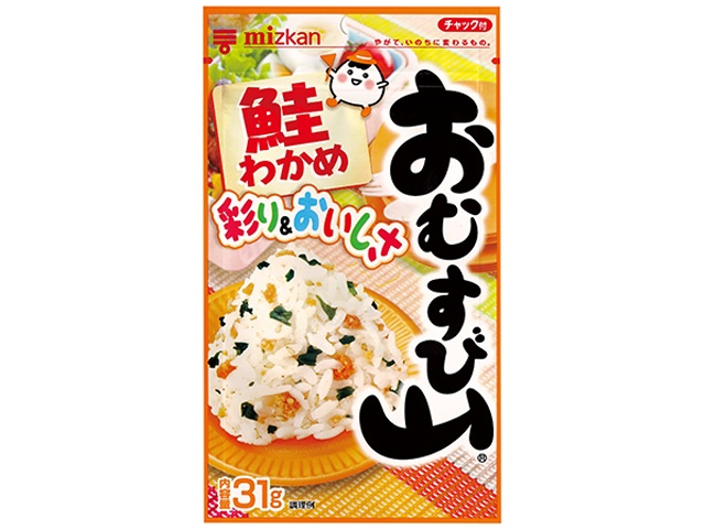 Mitsukan Omusubiyama Salmon and Wakame Seaweed Rice Balls, 31g (Special Order Item) [Purchase 80]