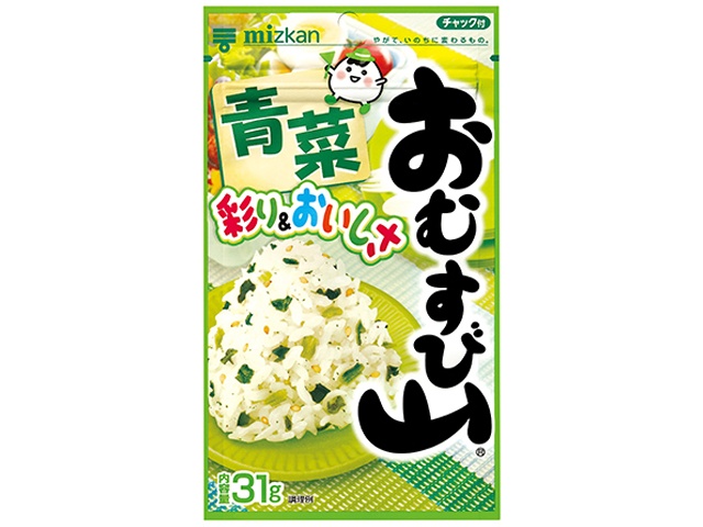 Mitsukan Omusubi Yama Green Vegetable Rice Balls, 31g (Special Order Item) [Purchase Quantity: 80]