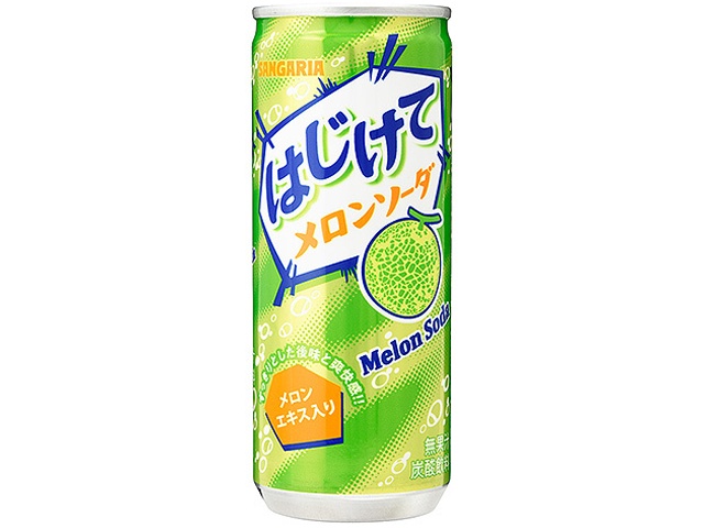 Sangaria Melon Soda Can, 250g (Purchase 30 cans)