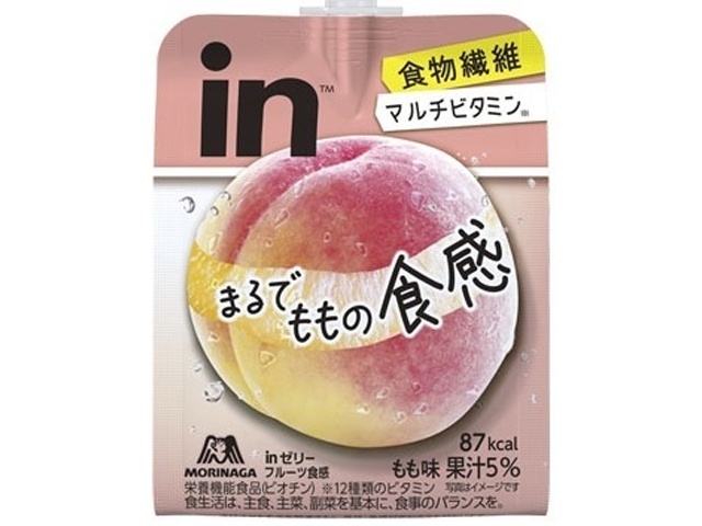 Morinaga in Jelly Fruit Texture Peach  [Purchase quantity: 36]