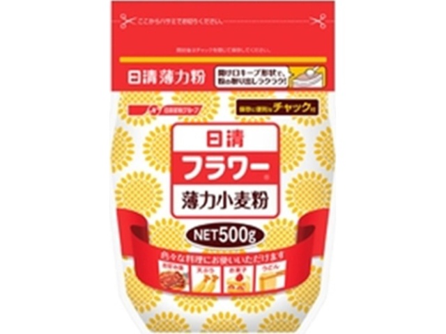 Nissin Flower Zipper 500g (Purchase of 12)