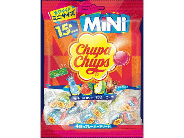 Chupa Chups Mini Assorted Bags (15 count) (Purchase 72 count)