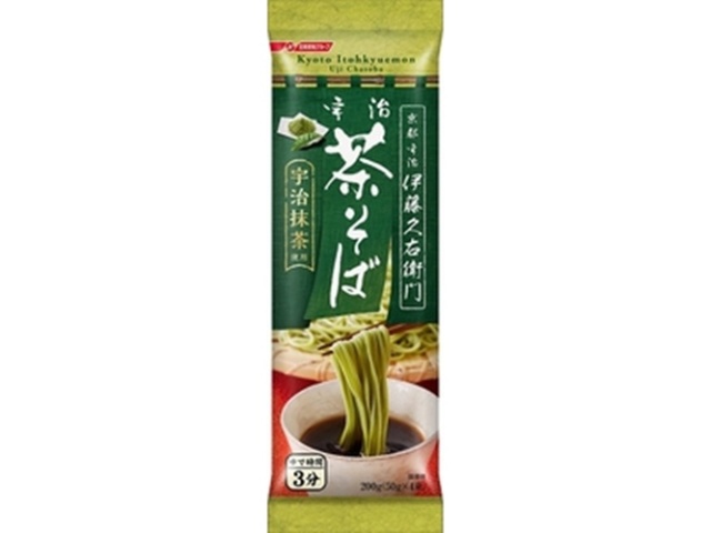 Nissin Itokyuemon Uji Tea Soba Noodles 200g (Purchase 15)