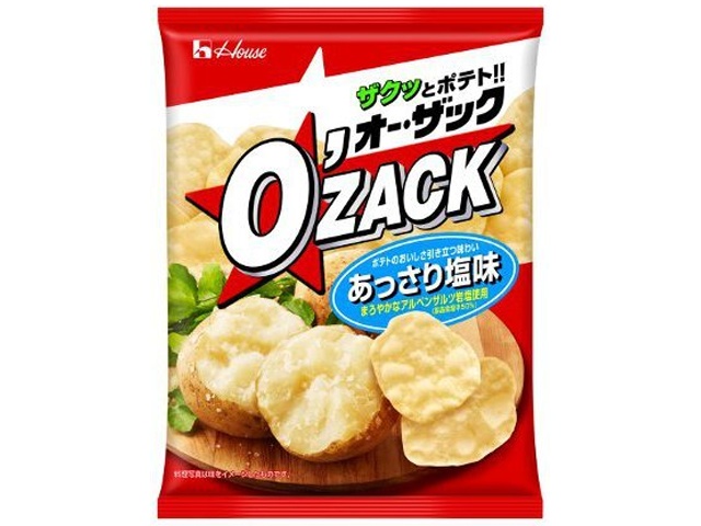 House Foods O'Zack Lightly Salted 55g (Pack of 12)