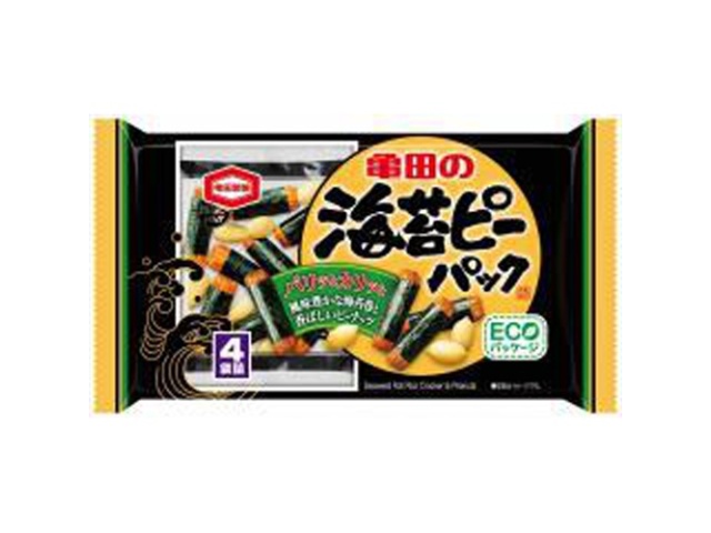 Kameda Nori Pea Pack, 4 Bags, 85g (Pack of 12)