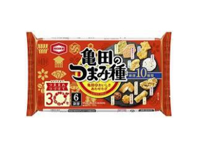 Kameda Snack Seeds, 6 bags, 120g each (Purchase of 12)