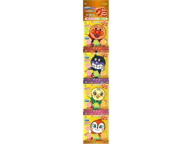 Fujiya Anpanman Gummy 4-pack  [Purchase 10] [Limited Quantity] ％