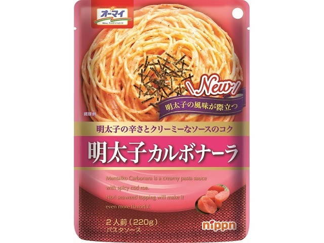 Oh'my Mentaiko Carbonara 220g [This Month's Special Noodle Sale] Special Order Item [Purchase Quantity: 24]