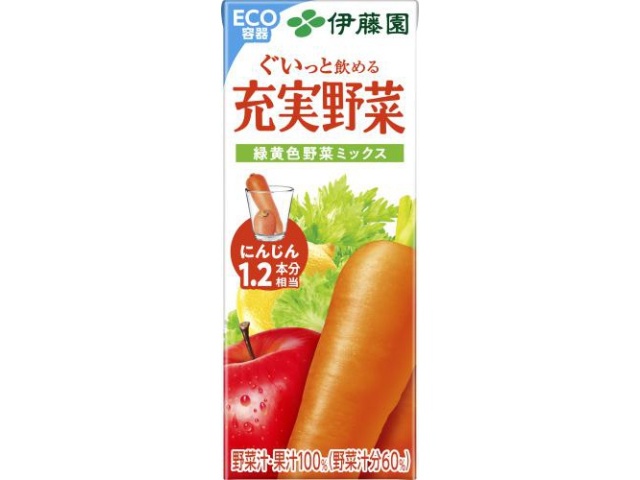 Ito En Jujitsu Yasai (Green and Yellow Vegetable Mix) 200ml (Special Order Item) [Purchase Quantity: 24]
