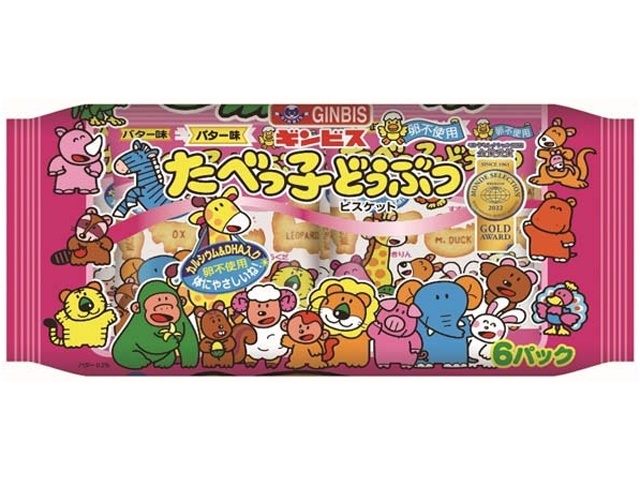 Ginbis Tabekko Animal Butter 6-pack (Purchase of 12)